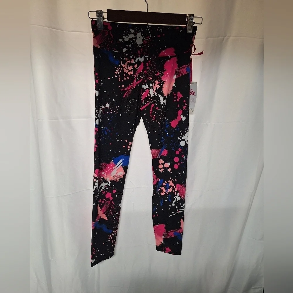 Blue and Pink Tie-Dye Kids Leggings 3- Piece Bundle 2 Are NWT